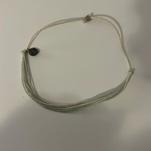 light green/white pura vida bracelet